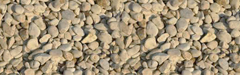 light colored gravel